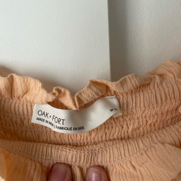 Oak + Fort • Smocked Midi Dress • Size M - Picture 5 of 6